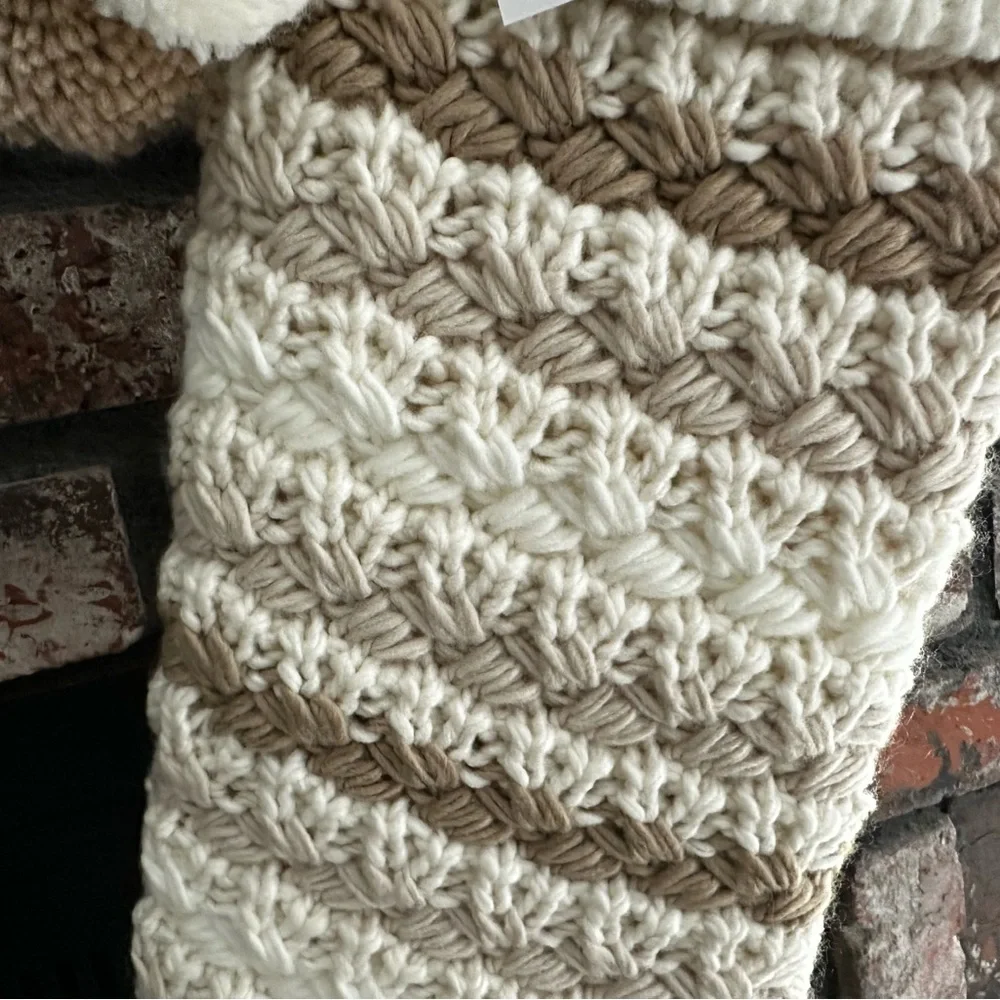 Knit Christmas stocking - Picture 2 of 2
